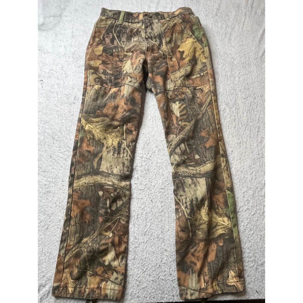 Whitewater Outdoors camo hunting VTG 90s Pants Kids L 10/12 Realtree Advantage